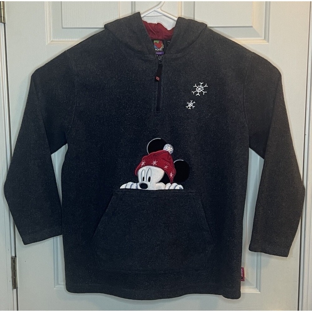 VTG Mickey Unlimited Pullover Hooded Sweater Women Size‎ 14W/16W Mickey Mouse
